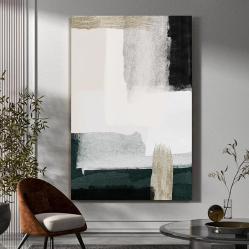 لوحة فن تجريدي بتصميم مودرن