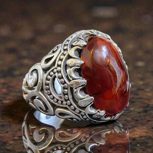 عقيق يمني مزعفر