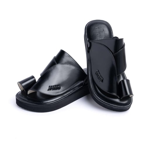 حذاء شرقي رجالي كعب مرتفع