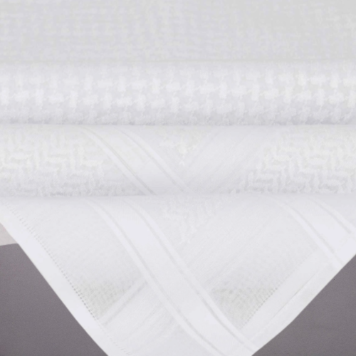 شماغ بروجيه أبيض ولادي/شبابي