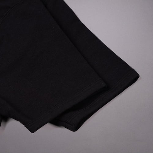 فنيلة شتوية رجالي كم قصير اسود فرو | فيتالي