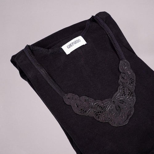 بيجامة بناتي قطن - أسود || جيباردو