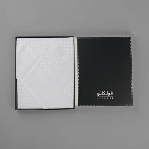 شماغ أبيض || فولكانو أبيض ولادي/شبابي