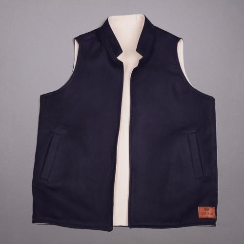 صديرية دبل فيس شبابي | كحلي ×ابيض