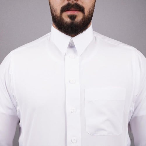 ثوب الشخصية قطن ابيض