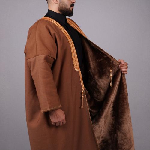 فروة بشت وبر زري | جملي غامق