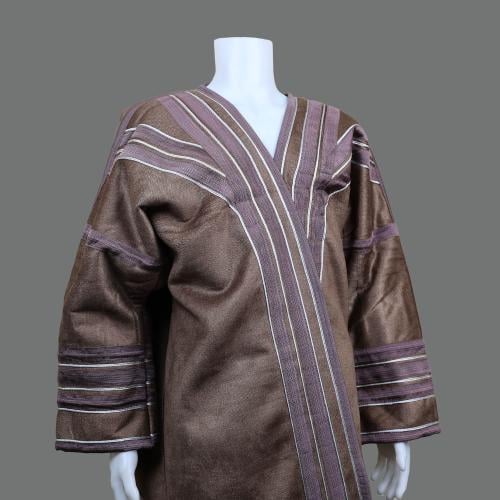 فروة رجالي مخمل لون | بني