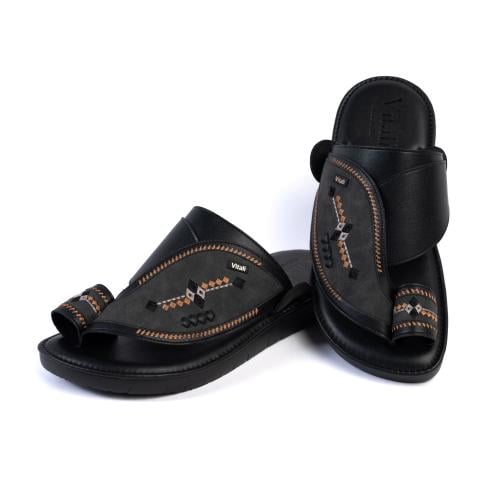 نعال ايطالي اسود | فيتالي