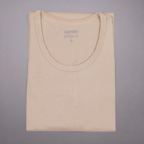 فانيلة داخلية جيباردو دائري بيج