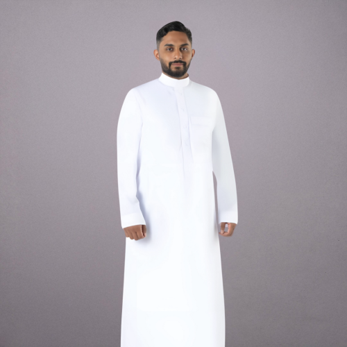 ثوب دروش أبيض