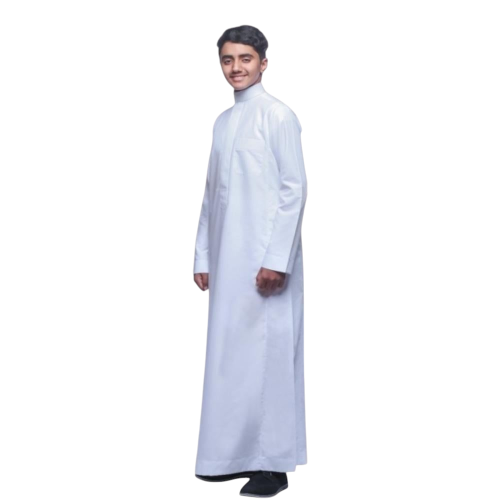 ثوب الدفه شبابي سحاب ساده