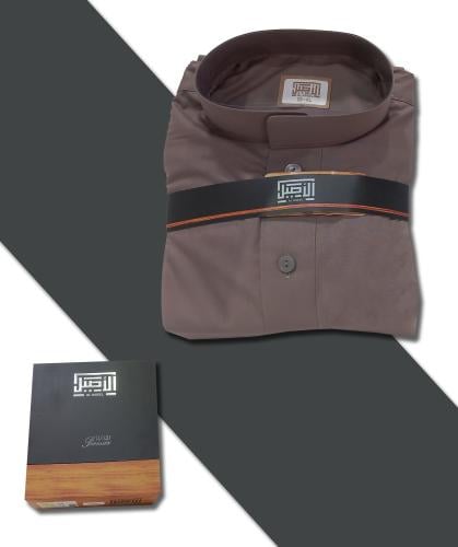 ثوب الاصيل صيفي بني