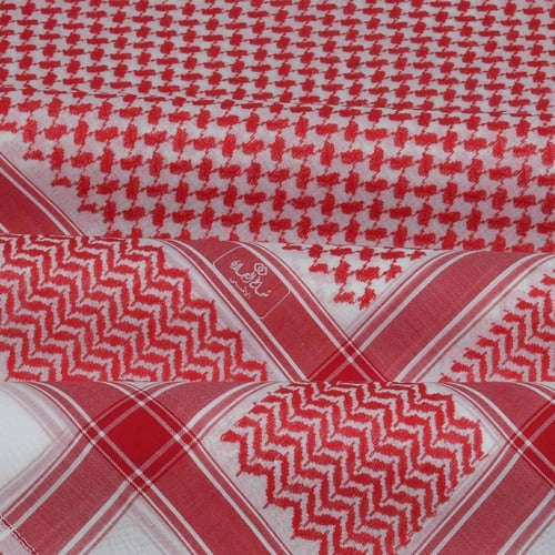 شماغ العجلان (البلاتيني) أحمر ٣