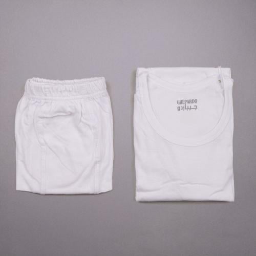 طقم ولادي أبيض | جيباردو