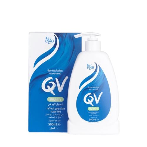 غسول البشرة والجسم خال من الصابون 500 مل من كيوفي