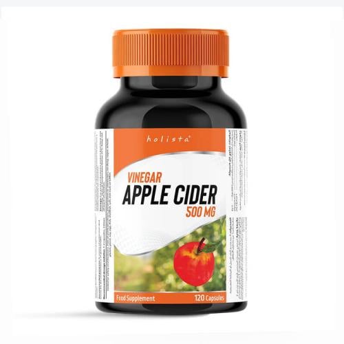 خل تفاح 500 مج 120 كبسولة من هوليستا