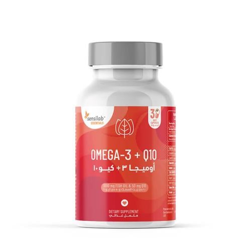 فيتامين اوميجا 3 + كيو 10 - 30 كبسولة هلامية من سي...