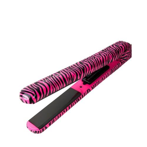 مكواة تمليس شعر سيراميك زيبرا بينك 1.25 انش 480 F...