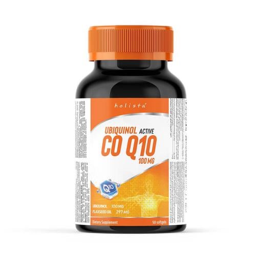 كو كيو 10 - 100 ملغ 50 كبسولة هلامية من هوليستا