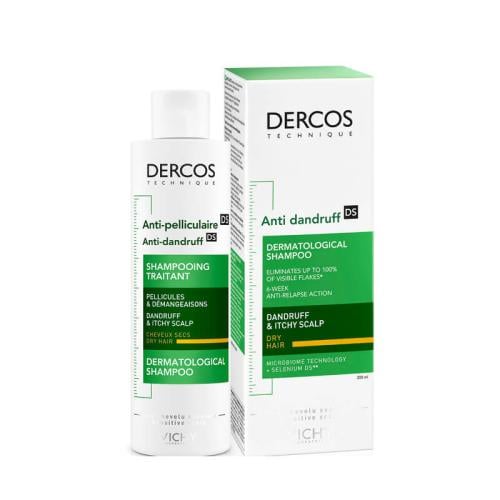 شامبو ديركوس ضد القشرة للشعر الجاف 200 مل من فيشي