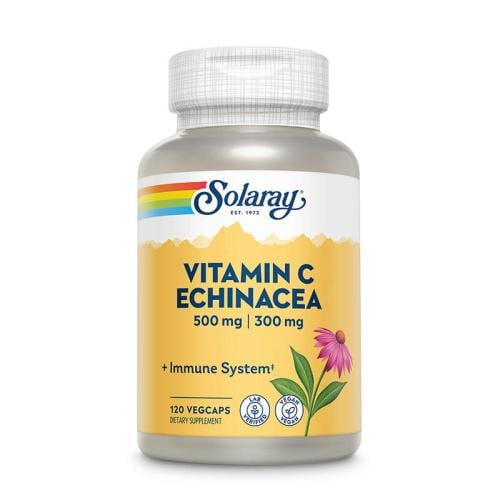 فيتامين سي وإشنسا - 120 كبسولة من سولاراي