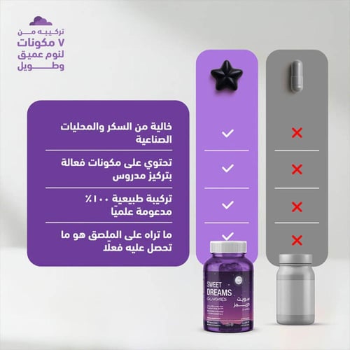 فيتامين سويت دريمز 60 جاميز من سينسلاب
