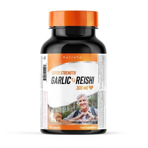 جارليك & ريشي 300 ملغ 120 كبسولة من هوليستا