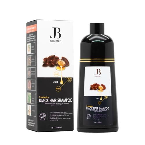 شامبو صبغة اسود بزيت الارجان 400 مل من جي بي اورجا...