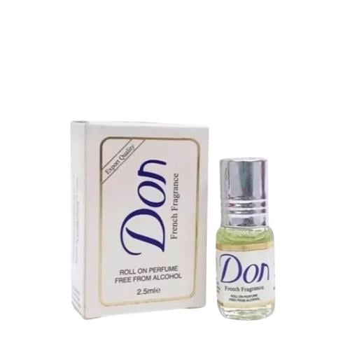 عطر فرنسي ابيض رول خالي من الكحول 2.5 مل من دون