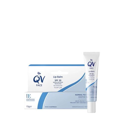 مرطب شفايف مع SPF30 للبشرة الحساسة 15 جرام من كيوف...