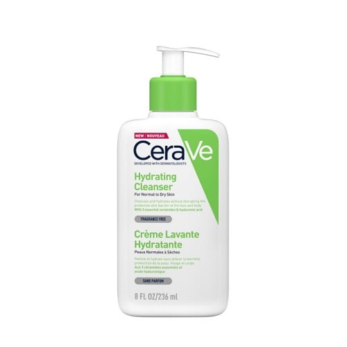 سيرافي غسول لترطيب وتنظيف البشرة العادية الي الجاف...