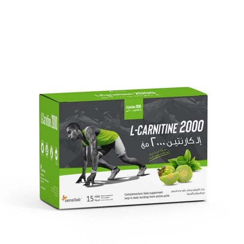 فيتامين ال كارنيتين 2000 ملغ 15 أمبولة 10 مل من سي...