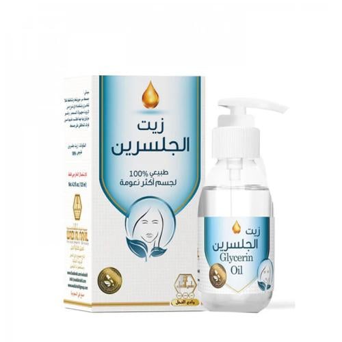 زيت الجلسرين الطبيعي 100% لجسم اكثر نعومة 125 مل م...