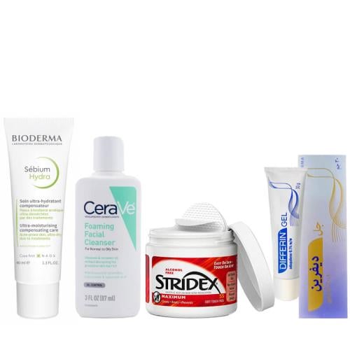 مجموعة العناية الشاملة بالمسام وحبوب تحت الجلد وال...