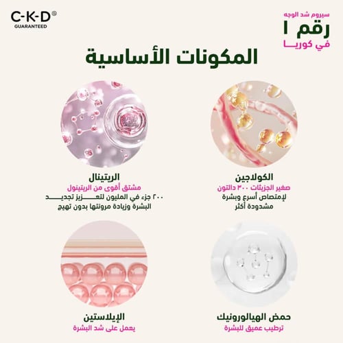 سيروم رفع البشرة ريتينو كولاجين 300 دا جواشا 40 مل...