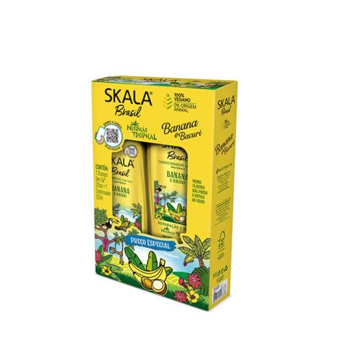 شامبو وبلسم بالموز للشعر المجعد من سكالا اكسبرت