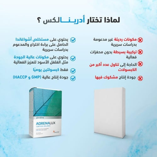 فيتامين غلاند لاين ادرينالكس 60 كبسولة من سينسلاب