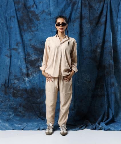c25 Linen set beige