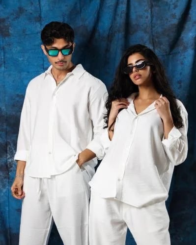 c25 Linen set off white