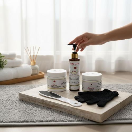 صابونيه ومقشر وماسك القهوه الثلاثيه بخلاصه عرق الس...