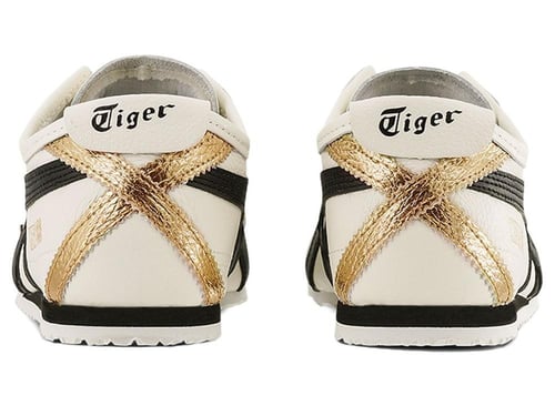 حذاء Onitsuka Tiger Mexico 66 - البيج مع خطوط سودا...