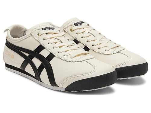 حذاء Onitsuka Tiger Mexico 66 - البيج مع خطوط سودا...