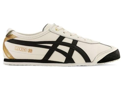 حذاء Onitsuka Tiger Mexico 66 - البيج مع خطوط سودا...
