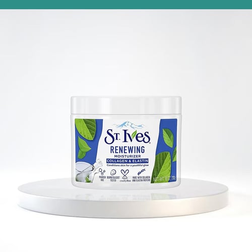 مرطب St. Ives بالكولاجين والإيلاستين لتجديد البشرة...