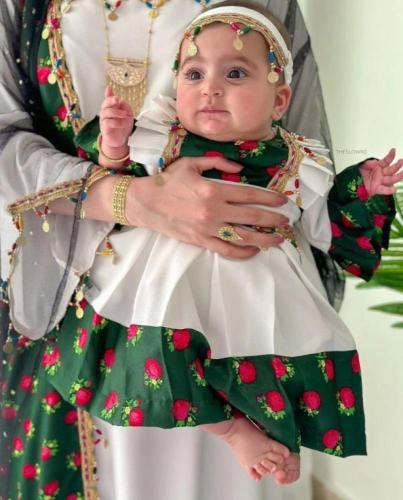 فستان اطفال شالكي