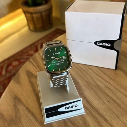 ساعة كاسيو السعودية اخضر