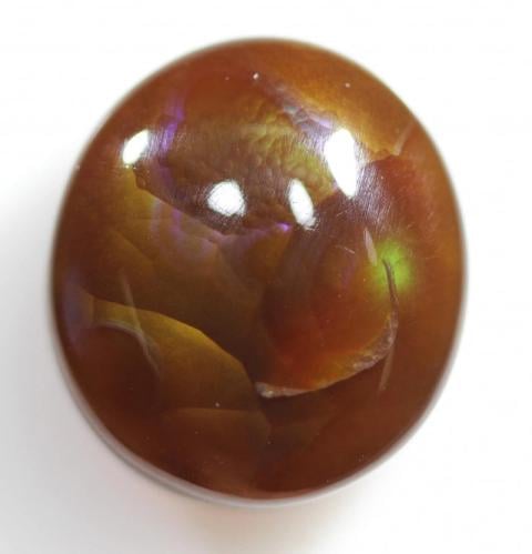 عقيق ناري طبيعي مكسيكي نادر 9.3 قيراط