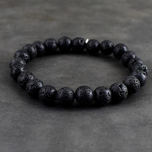 اسوارة حجر اللافا البركاني 83 قيراط