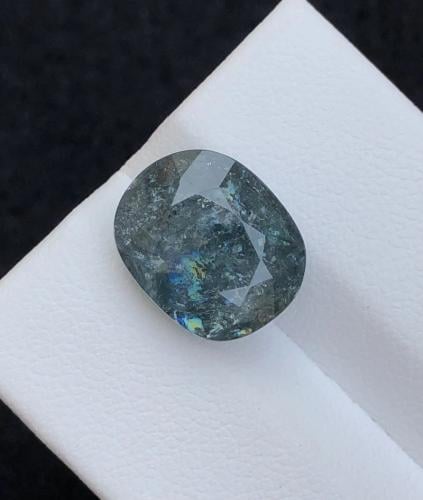 تورمالين (indicolite) موزمبيقي طبيعي (غير معالج) 8...