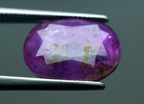 زفير بنفسجي كشميري طبيعي (غير معالج) 6.6 قيراط